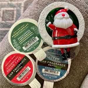 Bath and Body Works car fragrance vent or visor clip with 3 scents